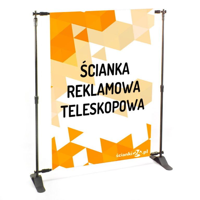 Ścianka banerowa teleskopowa - scianki24.pl